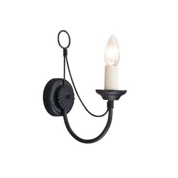 Elstead Lighting CARISBROOKE CB1-BLACK Applique murale 1x60W/E14