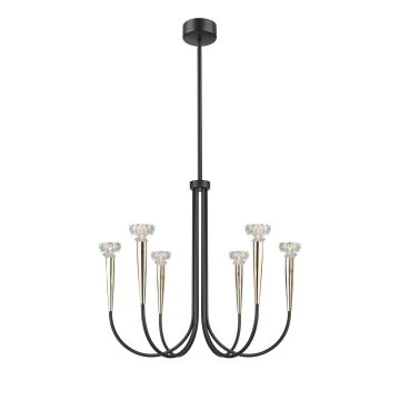 Zuma Line BOSTON P0603-06F-SDB1 Suspension lumineuse 6x30W/Led 3000K 3300lm IP20