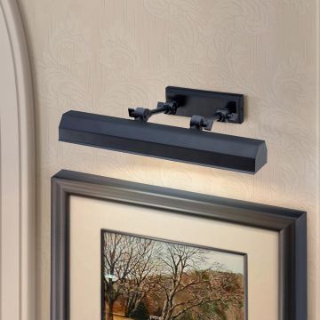 Elstead Lighting CHAWTON CHAWTON-PLM-BLK Lampe pour tableau 2x40W/E14