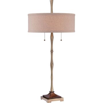Quoizel HICKMAN QZS-CKHM1879T Lampe de table 2x60W/E27