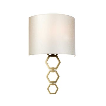 Elstead Lighting Clark CLARK-MEDIUM-AB Applique murale 1x60W/E27