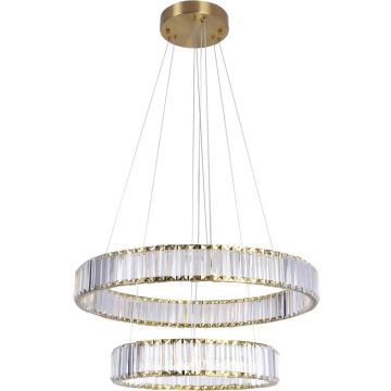 Polux CRISTALIA 338266 Suspension lumineuse 4000K 6400lm ip20