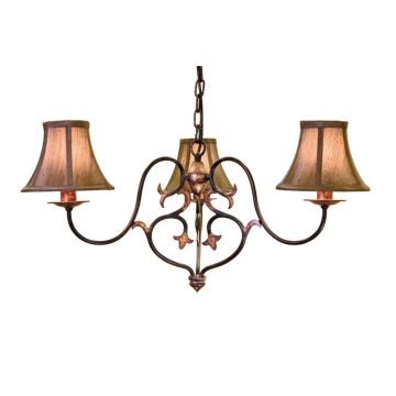 Elstead Lighting CONISTON CN3-BUR-GOLD Lustre 3x60W/E14