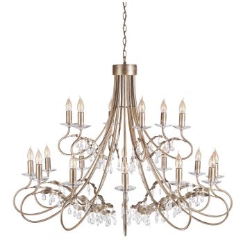Elstead Lighting CHRISTINA CRT18-SIL-GOLD Lustre 18x60W/E14