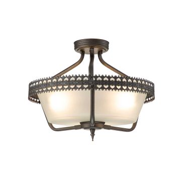 Elstead Lighting CROWN CROWN-SF Lampe de plafond 3x60W/E27