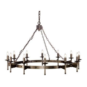 Elstead Lighting CROMWELL CW12-OLD-BRZ Lustre 12x60W/E14
