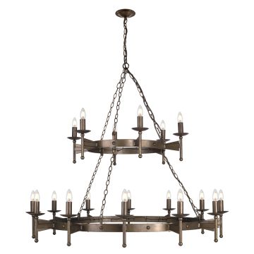 Elstead Lighting CROMWELL CW18-OLD-BRZ Lustre 18x60W/E14