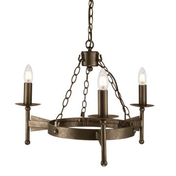 Elstead Lighting CROMWELL CW3-OLD-BRZ Lustre 3x60W/E14