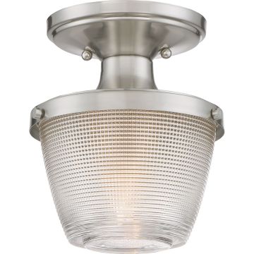 Quoizel DUBLIN QZS-DBN1707BN Lampe de plafond 1x60W/E27 IP44
