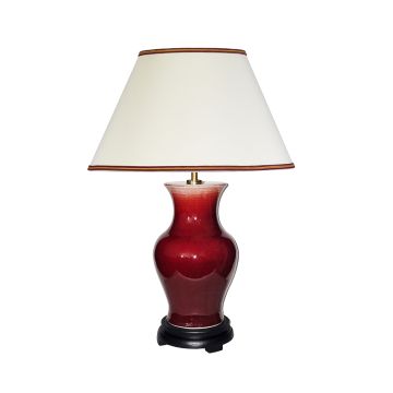 Elstead Lighting Oxblood DL-MAJIN-SMALL-TL-OXB Lampe de table 1x60 W/E27