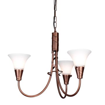 Elstead Lighting EMILY EM3-COPPER Lustre 3x60W/E14