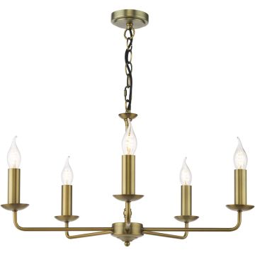 Dar Lighting Favian FAV0563 Lustre 5x40w/E14