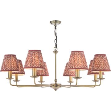Dar Lighting Favian FAV0863-EST2625 Lustre 8x40w/E14