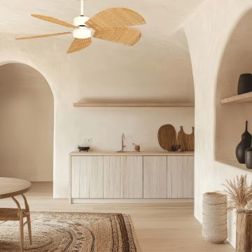 Zambelis CEILING FAN 25328 Ventilateur 15W/led 3000K - 4000K - 6500K 1500lm IP20