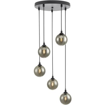 Dar Lighting Federico FED0522-01 Suspension lumineuse 5x40w/g9 ip20