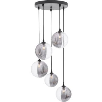 Dar Lighting Federico FED0522-19 Suspension lumineuse 5x40w/g9 ip20