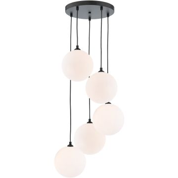 Dar Lighting Federico FED0522-23 Suspension lumineuse 5x40w/g9 ip20