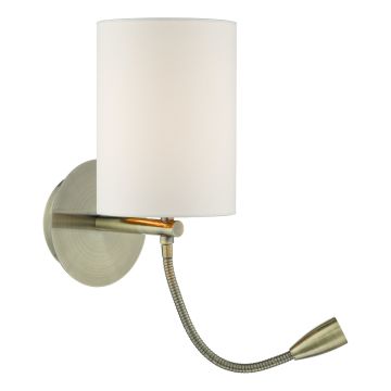 Dar Lighting FETA FET0775 Bras pour applique 1x60W/E27+1x1W/LED IP20