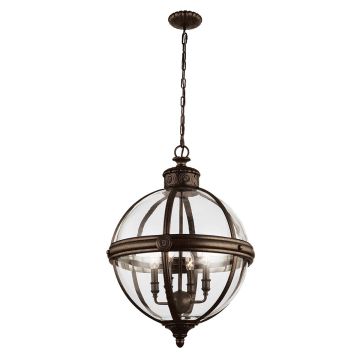 Feiss ADAMS FE-ADAMS-4P-BRZ Suspension lumineuse 4x60W/E14