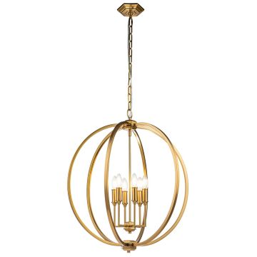Feiss Corinne FE-CORINNE-6P-L-BB Suspension lumineuse 6x60W/E14