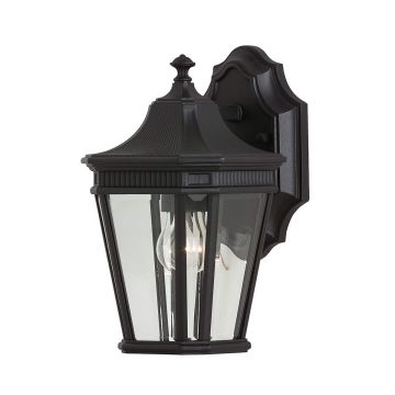 Feiss COTSWOLD LANE FE-COTSLN2-S-BK Applique murale 1x60W/E27 IP44