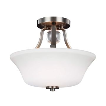 Feiss EVINGTON FE-EVINGTON-SF-SN Lampe de plafond 2x60W/E27