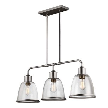 Feiss HOBSON FE-HOBSON-3P-SN Suspension lumineuse 3x75W/E27