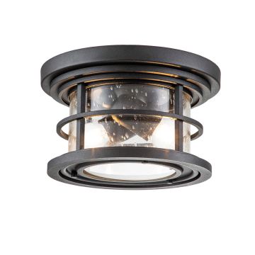 Feiss Lighthouse FE-LIGHTHOUSE-F-BLK Plafonnier 2x40W/E27 IP44