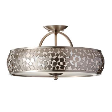 Feiss ZARA FE-ZARA-SF Lampe de plafond 3x60W/E27