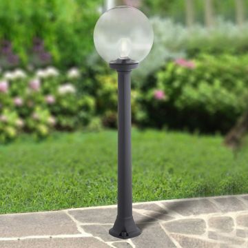 Fumagalli Giaffa FMG-GIAFFA-GLOBE-BLK Lampe sur pied 1x23W/E27 2700K 800lm IP55