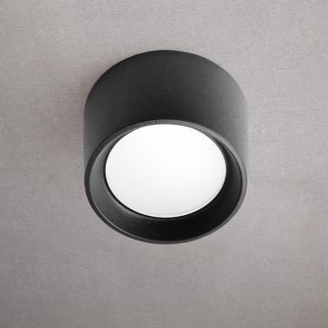 Fumagalli Livia FMG-LIVIA160-BLK Spot en saillie 1x10W/GX53 6500K-4000K-2700K 1290lm IP55