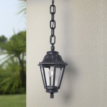 Fumagalli Sichem FMG-SICHEM-ANNA-BLK Suspension lumineuse 1x23W/E27 IP55