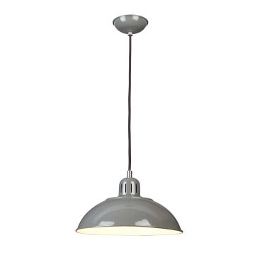 Elstead Lighting FRANKLIN FRANKLIN-P-GY Suspension lumineuse 1x60W/E27