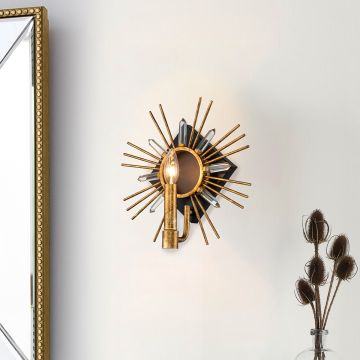 Gilded Nola Sun King GN-SUN-KING-1-G Applique murale 1x40 W/E14