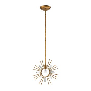 Gilded Nola Sun King GN-SUN-KING-P-G Suspension lumineuse 1x60 W/E27