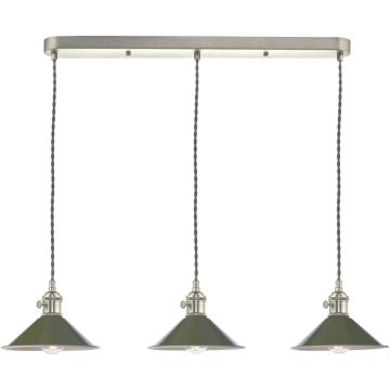Dar Lighting Hadano HAD3661-07 Suspension lumineuse 3x40w/e14 ip20