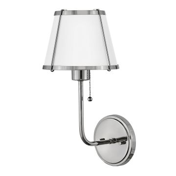 Hinkley Lighting Clarke HK-CLARKE1-PN-WH Applique murale 1x40W/E27 IP20