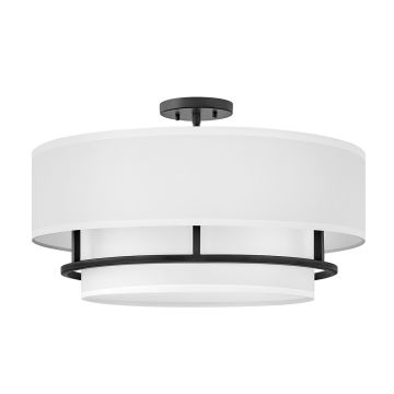 Hinkley Lighting Graham HK-GRAHAM-L-BK Lampe de plafond 4x40 W/E14