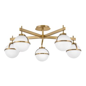 Hinkley Lighting Hollis HK-HOLLIS-5-O-HB Lampe de plafond 5x40 W/E14 ip44