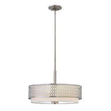 Hinkley Jules HK-JULES-3P-BN Suspension lumineuse 3x60W/E27