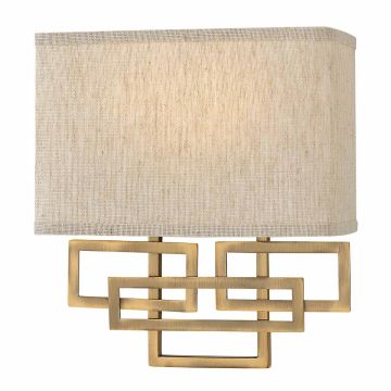 Hinkley Lighting LANZA HK-LANZA2-BR Applique murale 2x60W/E14