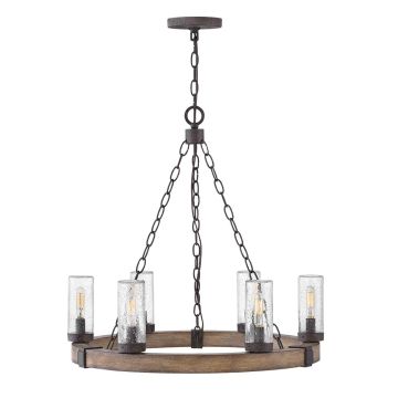 Hinkley Lighting Sawyer HK-SAWYER6-SQ Suspension lumineuse 6x40W/E14 IP44