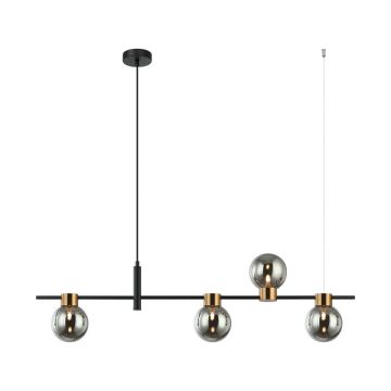 Italux BLETTER PND-5225-4-BK-SG Suspension lumineuse 4x25W/G9 IP20