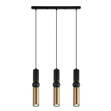 Italux ISIDORA PND-14290-3A-BK-BRO Suspension lumineuse 3x25W/GU10 IP20