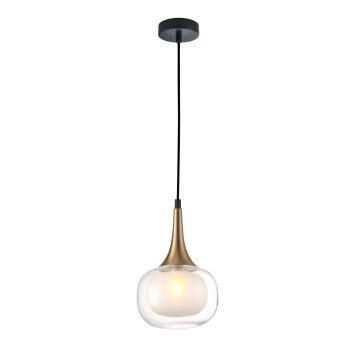 Italux KONILA PND-99709-1-BRO-CL Suspension lumineuse 1x10W/G9 IP20