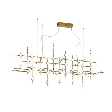 Italux PROVENZA MD18001067-55A GD Suspension lumineuse 55x132W/LED 3000K 9133LM IP20