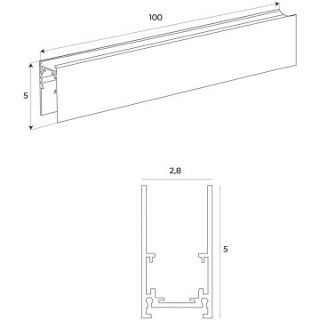 Maxlight MAX NT0004 Accessoire de montage ip20