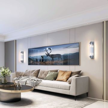 Light Prestige Lorenzo LP-2960/1W CH Applique murale 2x40W/E14 IP20