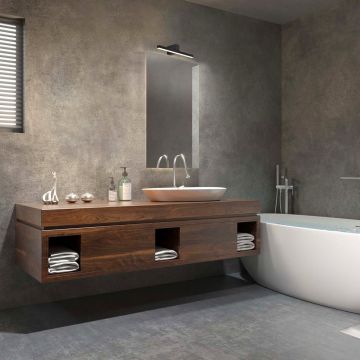Light Prestige Nevada LP-778/1W M BK Applique murale 1x12W/LED 4000K IP44