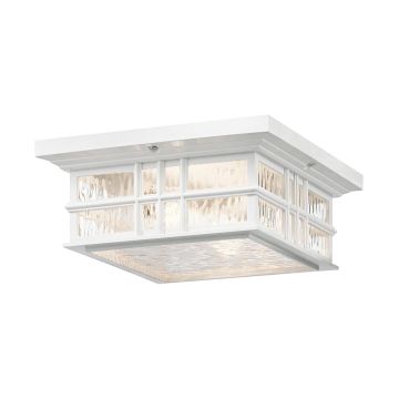 Elstead Lighting BEACON SQUARE KL-BEACON-SQUARE-F-WHT Plafonnier 2x60W/E27 IP44